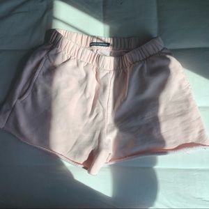 brandy pink blush rosa sweatshorts